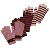 3 Paar Mädchen Handschuhe im Set dunkelrosa / pink