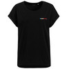 Damen T-Shirt mit Print schwarz