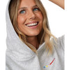 Damen Hoodie mit Stickerei