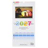 Familienkalender 2027 mit Fotos weiss