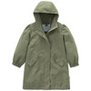 Mädchen Parka unifarben