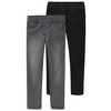 2 Mädchen Jeggings mit Stretch-Bund