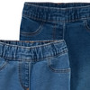 2 Mädchen Jeggings mit Stretch-Bund
