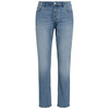 Heren regular jeans met used-washing