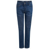 Heren regular jeans met used-washing