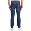 Heren regular jeans met used-washing