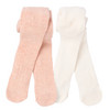 2 Baby Strumpfhosen mit Struktur
