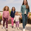 Mädchen Strickjacke unifarben