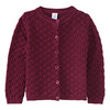 Mädchen Strickjacke mit Wabenstruktur