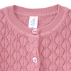 Mädchen Strickjacke mit Wabenstruktur
