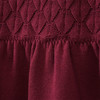 Mädchen Strickkleid mit Wabenstruktur