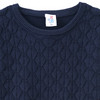 Mädchen Strickkleid mit Wabenstruktur