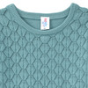 Mädchen Strickkleid mit Wabenstruktur