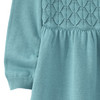 Mädchen Strickkleid mit Wabenstruktur