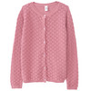Mädchen Strickjacke mit Wabenstruktur