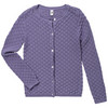 Mädchen Strickjacke mit Wabenstruktur