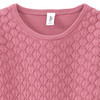 Mädchen Strickkleid mit Wabenstruktur