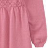 Mädchen Strickkleid mit Wabenstruktur