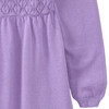 Mädchen Strickkleid mit Wabenstruktur