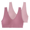 2 Damen Bustiers mit Feinripp-Struktur