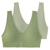 2 Damen Bustiers mit Feinripp-Struktur