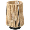 LED-Lampe in Rattan-Optik
