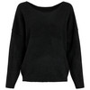 Damen Strickpullover mit U-Boot-Ausschnitt