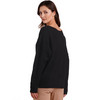 Damen Strickpullover mit U-Boot-Ausschnitt