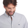 Herenoverhemd met button-down kraag
