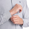 Herenoverhemd met button-down kraag