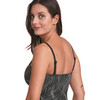 Damen Shape-Badeanzug mit Wellenmuster
