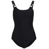 Damen Shape-Badeanzug mit Streifenstruktur