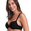 Damen Bikinioberteil mit Streifenstruktur