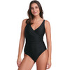 Damen Shape-Badeanzug in Wickel-Optik