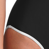 Damen Shape-Badeanzug mit Kontrastpaspel