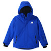 Effen gekleurd kinder sneeuwjack blauw