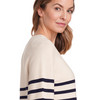 Damen Feinstrickpullover mit Streifenmuster