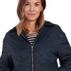 Damen Steppjacke mit Cordkragen