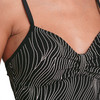 Damen Shape-Tankinioberteil mit Wellenmuster