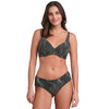Damen Bikinipanty mit Wellenmuster