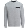 Heren sweatshirt met ritszak