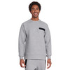 Heren sweatshirt met ritszak