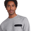 Heren sweatshirt met ritszak