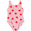 Babybadpak met hartjes allover