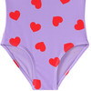 Babybadpak met hartjes allover