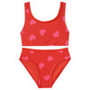 Mädchen Bikini mit Herz-Allover