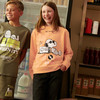 Peanuts Sweatshirt mit Brust-Print