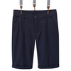 Chino-short voor jongens met bretels