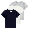 3 baby T-shirts in basic-look