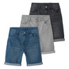 3 Jungen Jeansshorts im Basic-Look